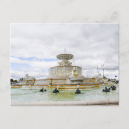 Cartão Postal Fountain Belle Isle Park Detroit