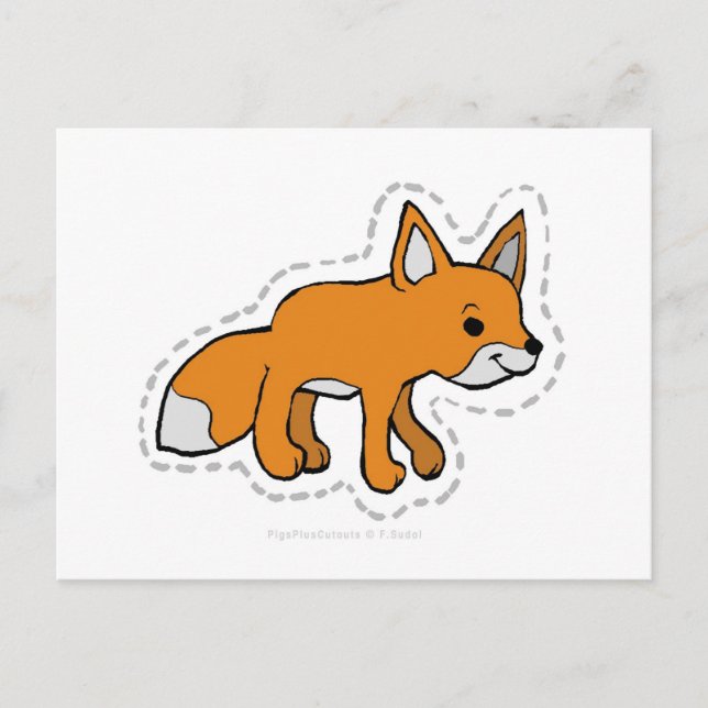 CARTÃO POSTAL FOX (Frente)