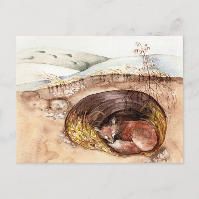 Cartão Postal Fox Borrow (Frente)