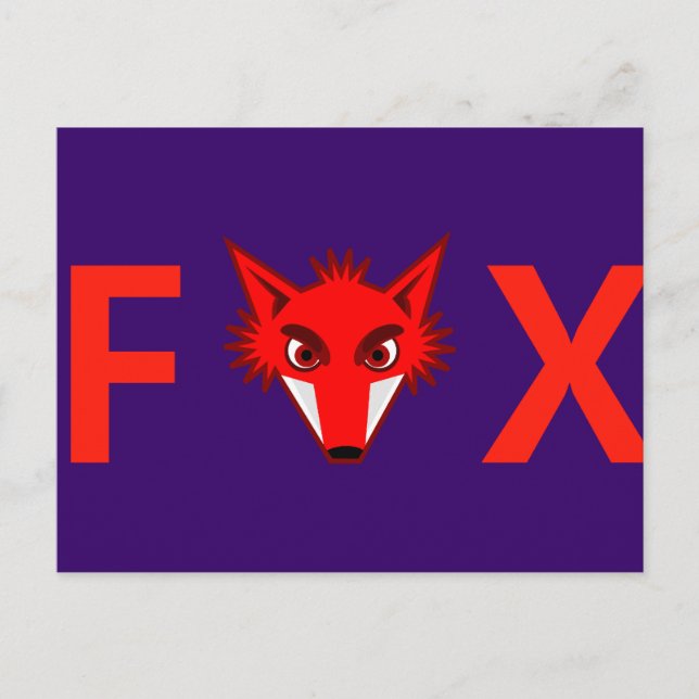 Cartão Postal Fox Fox (Frente)
