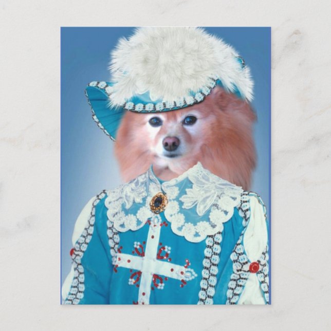 Cartão Postal Fox Is A Musketeer (Frente)