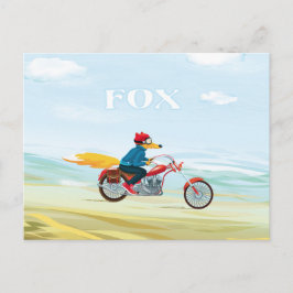 Cartão Postal Fox-Man Postcard