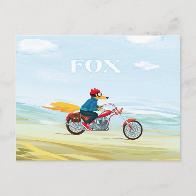 Cartão Postal Fox-Man Postcard (Frente)