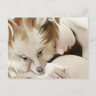 Cartão Postal foxgirl dos yips