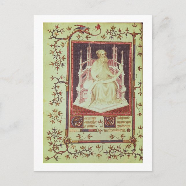 Cartão Postal Fr 13091 f.11v O Profeta Isaiah, do Ps (Frente)