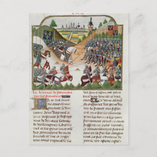 Cartão Postal Fr 2691 f.183 Batalha de Jehan Charetier