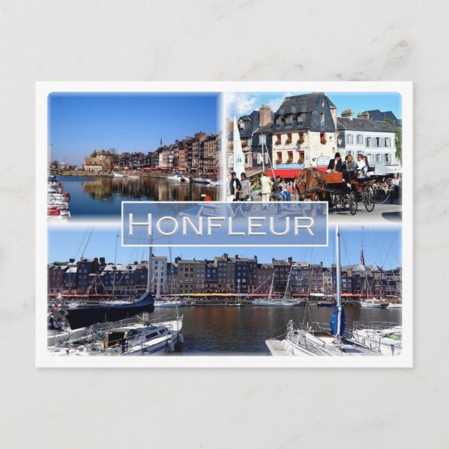 Cartão Postal FR França - Normandia - Honfleur - (Frente)