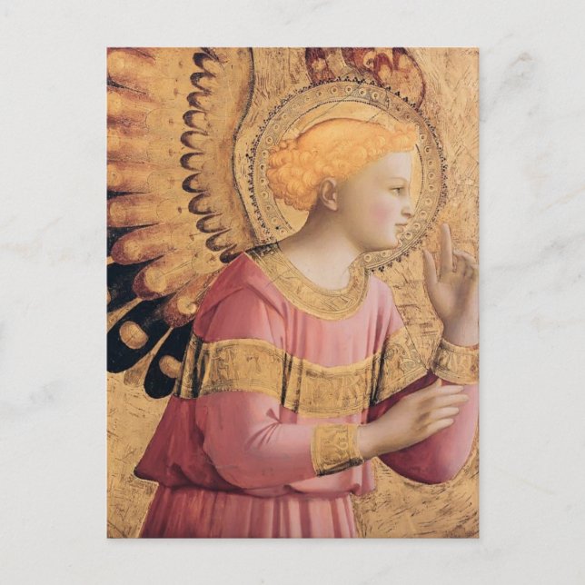 Cartão Postal Fra Angelico - Archangel Gabriel Annunciate (Frente)