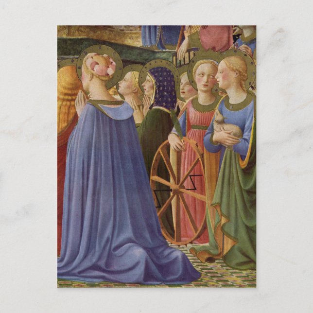 Cartão Postal Fra Angelico Art (Frente)