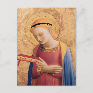 Cartão Postal Fra Angelico - Virgem Mary Annunciate