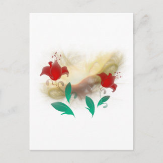 Cartão Postal Frac Floral