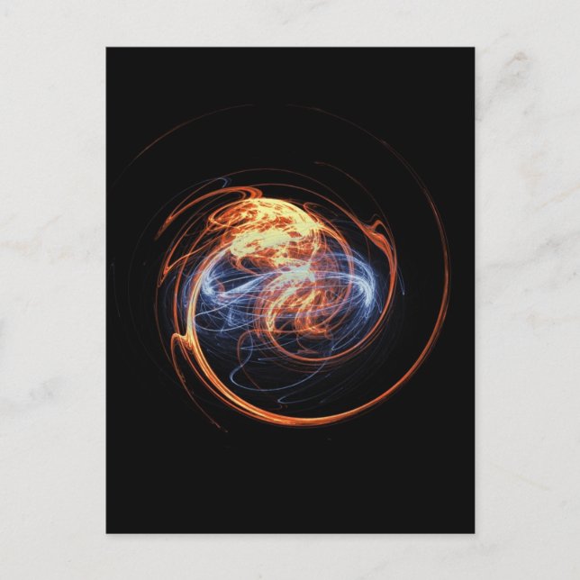 Cartão Postal fractal (Frente)