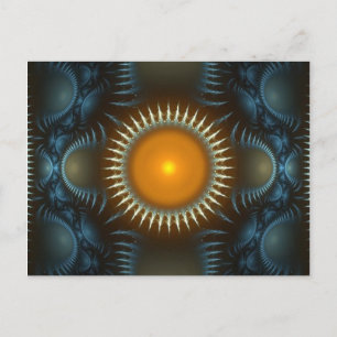 cartão postal fractal