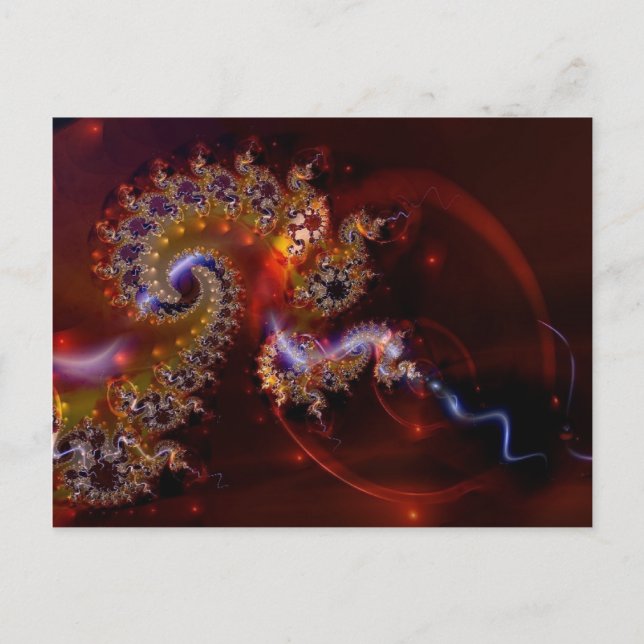 cartão postal fractal (Frente)