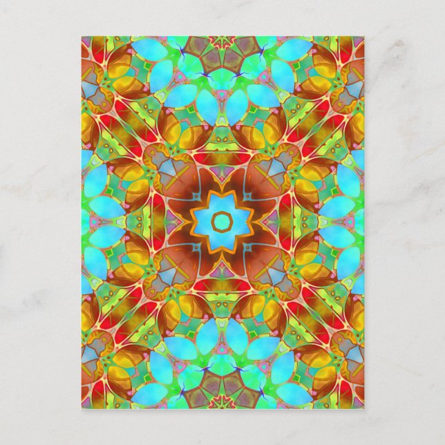 Cartão postal Fractal, Art G410 (Frente)