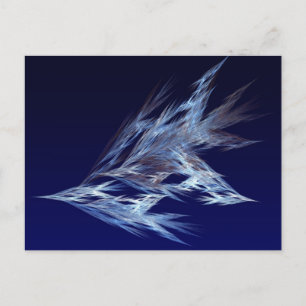 Cartão Postal Fractal - Aves em Voo