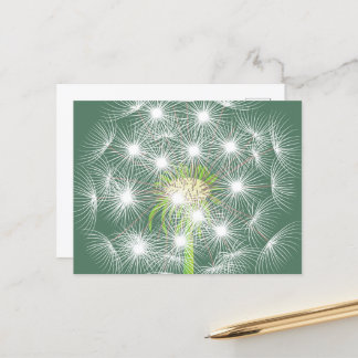 Cartão postal Fractal Dandelion