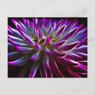 Cartão Postal Fractalus Dahlia