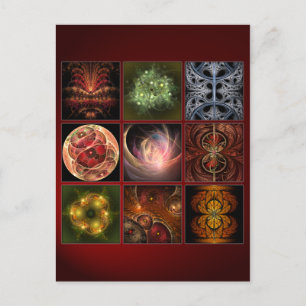 Cartão Postal Fractalworld