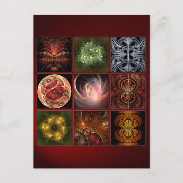 Cartão Postal Fractalworld (Frente)