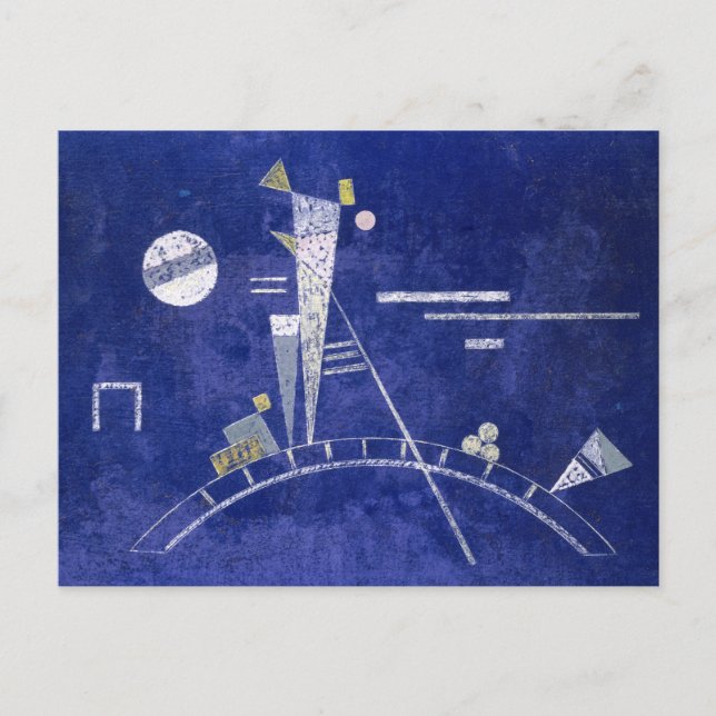 Cartão Postal Frágil, 1931 por Wassily Kandinsky (Frente)