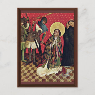 Cartão Postal Fragmento do Altar de Thomas da Asa Extrema Direit