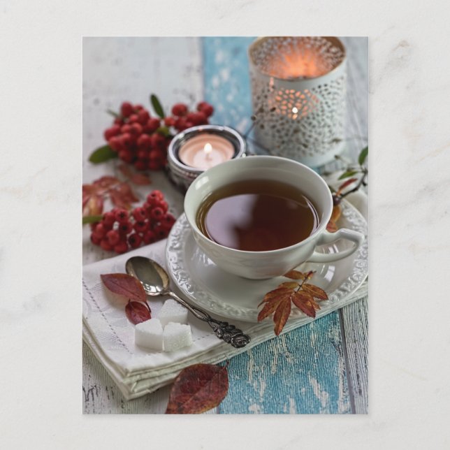 Cartão Postal Framboesas aromáticas sazonais vermelhas autóctone (Frente)