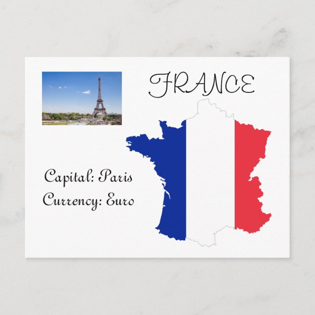Cartão Postal França (Frente)