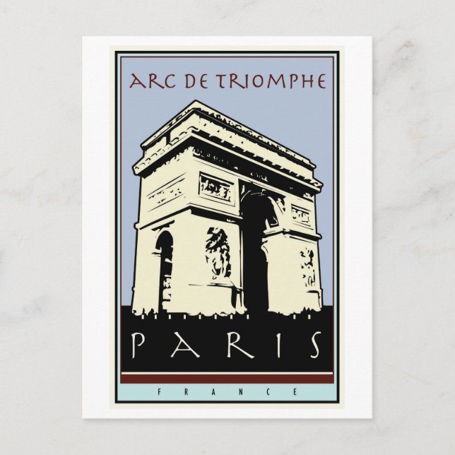 Cartão Postal França (Frente)