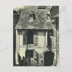 Cartão Postal França Antiga, Local de Nascimento de Santa Bernad