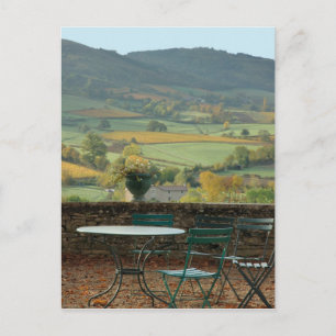 Cartão Postal França, Borgonha, região de Maconnais, Castelo de