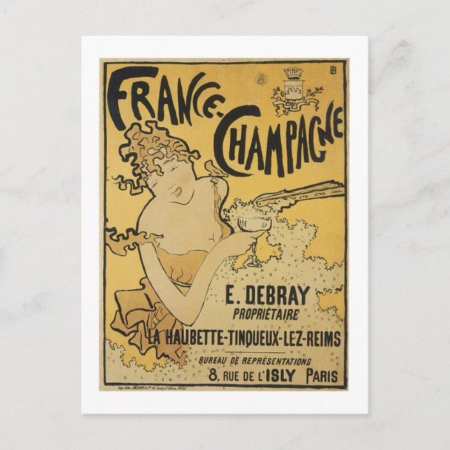 Cartão Postal França-Champagne (Frente)