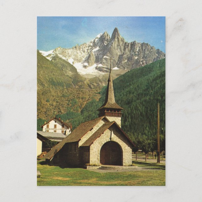 Cartão Postal França, Chapelle de España alta nos Alpes francese (Frente)