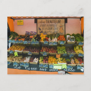 Cartão Postal França, Córsega. O sabor do corso autêntico