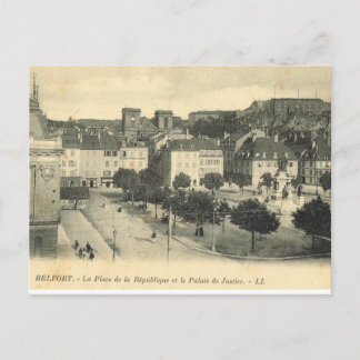 Cartão Postal França, Francês Vintage Belfort, Palais de Justiça