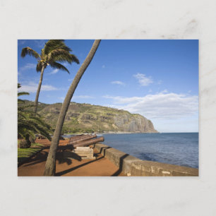 Cartão Postal França, Ilha da Reunião, Ruas-Denis, vista de La