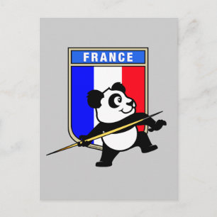 Cartão Postal França Javelin Panda