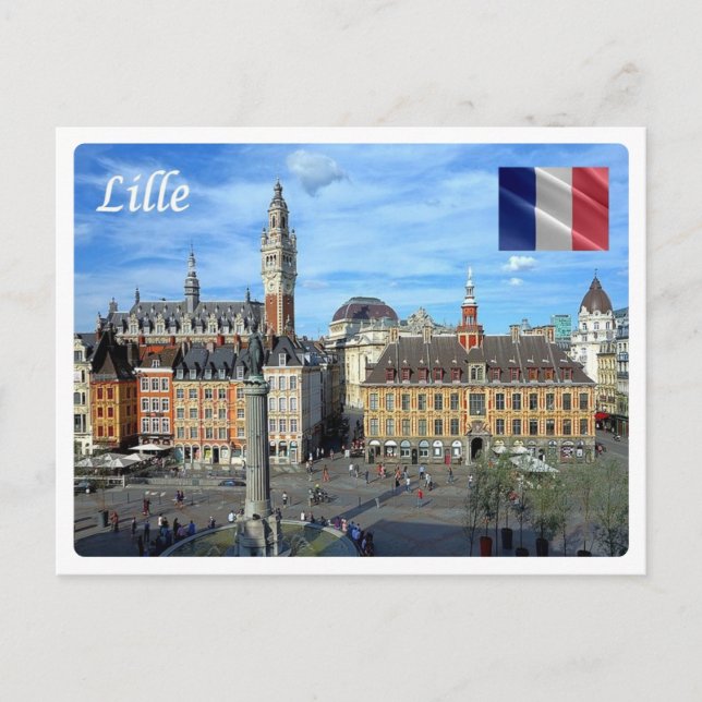 Cartão Postal França - Lilla Lille - (Frente)