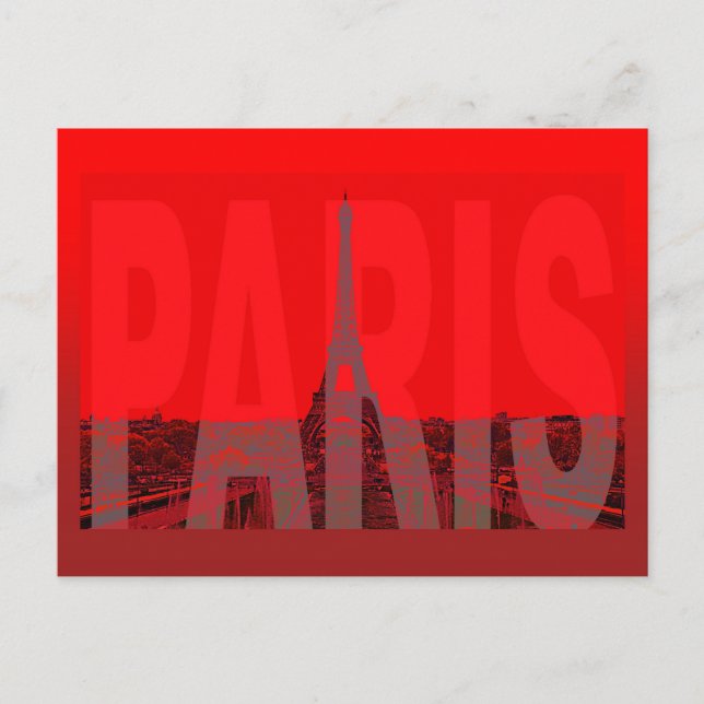 Cartão Postal França Paris (Frente)