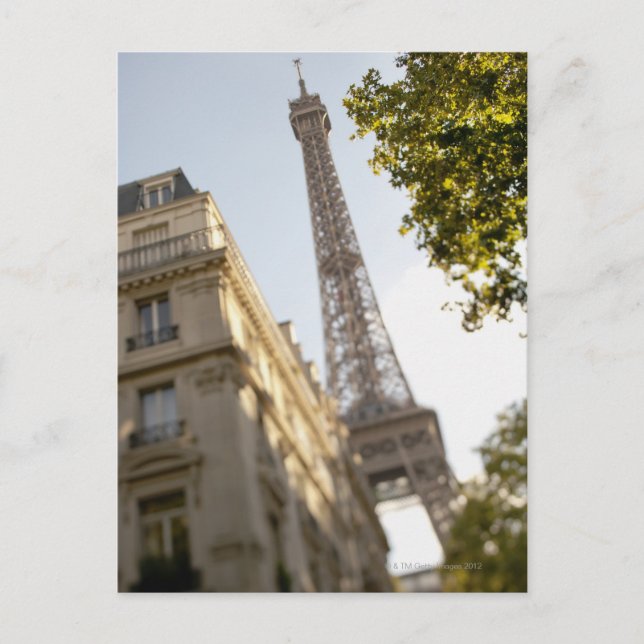 Cartão Postal França, Paris, Torre Eiffel 2 (Frente)