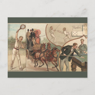 Cartão Postal França Vintage