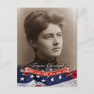 Cartão Postal Frances Cleveland, Primeira-dama dos EUA
