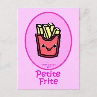 Cartão Postal Francês - Franco Rosa Pequeno - Fritas Francesas