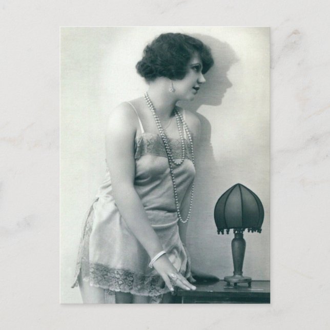 Cartão postal francês Risque (Frente)