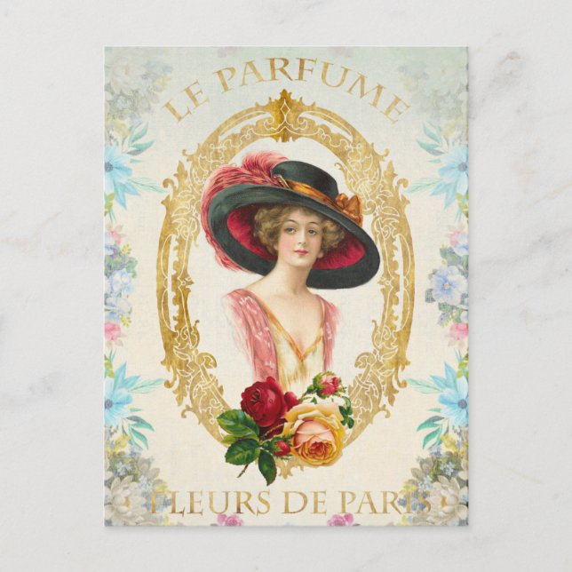 Cartão postal francês Vintage (Frente)