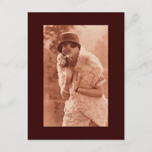 Cartão postal francês Vintage