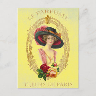 Cartão postal francês Vintage