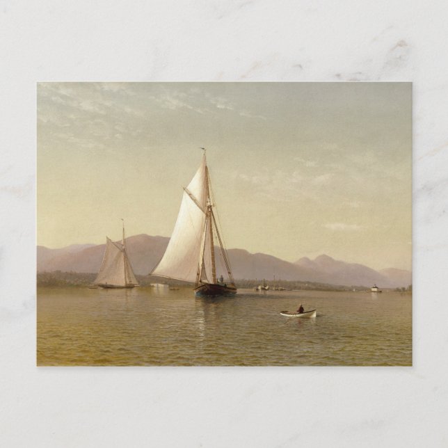 Cartão Postal Francis Augustus Silva - O Hudson no Tappan (Frente)