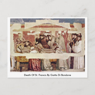 Cartão Postal Francis Por Giotto Di Bondone