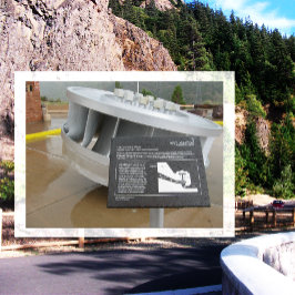 Cartão Postal Francis Turbine Wheel, Flaming Gorge Dam, Utah